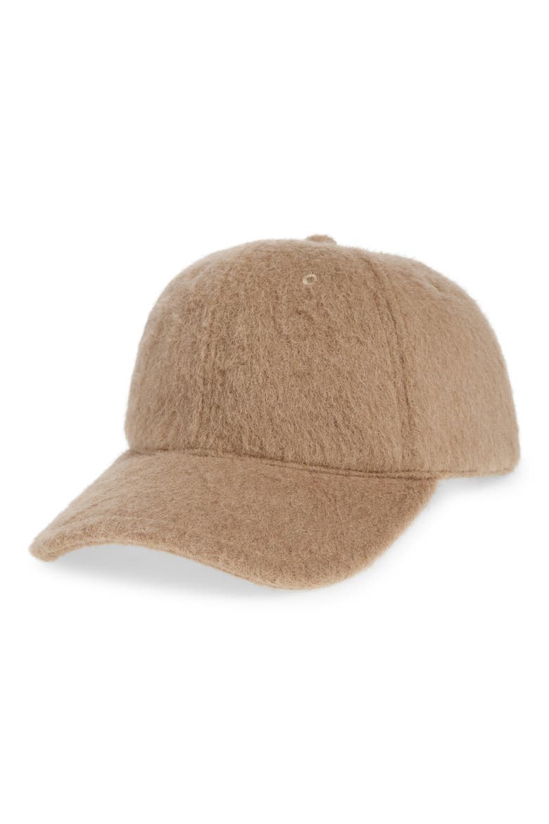 Cozy Baseball Cap, Main, color, CAMEL