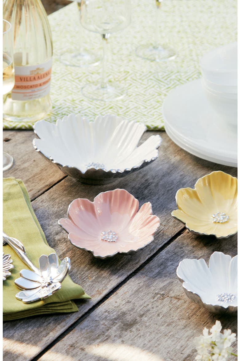 Cosmos Peach Dip Dish, Alternate, color, PEACH