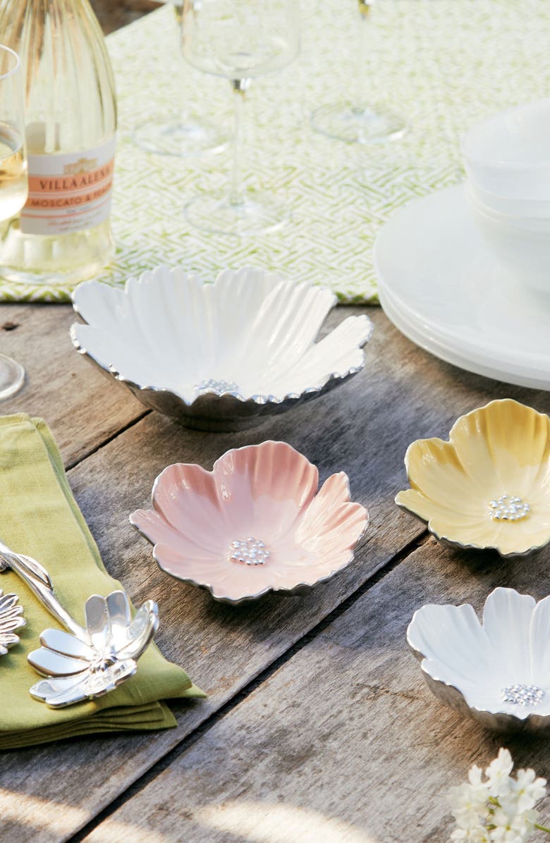 Mariposa Cosmos Peach Dip Dish, Alternate, color, Peach