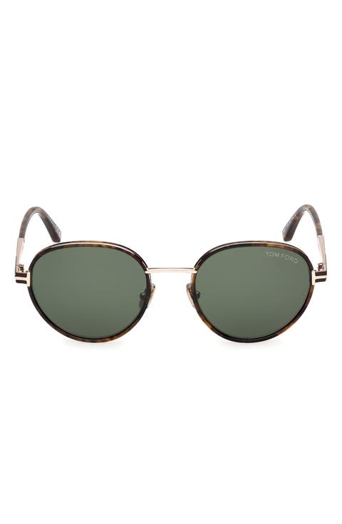 Jet 51mm Round Sunglasses