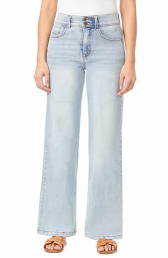CURVE APPEAL Desk to Dinner 32-Inch High Rise Wide Leg Jeans