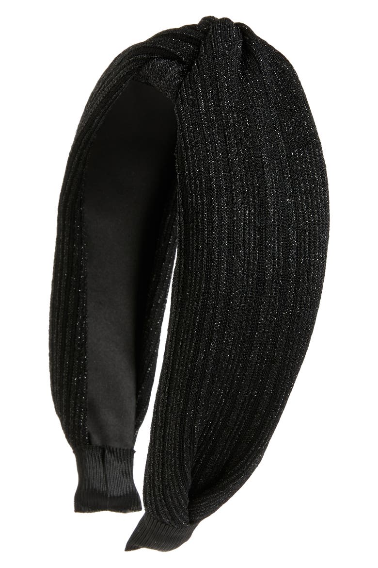 Knot Headband (Nordstrom Exclusive), Main, color, BLACK COMBO