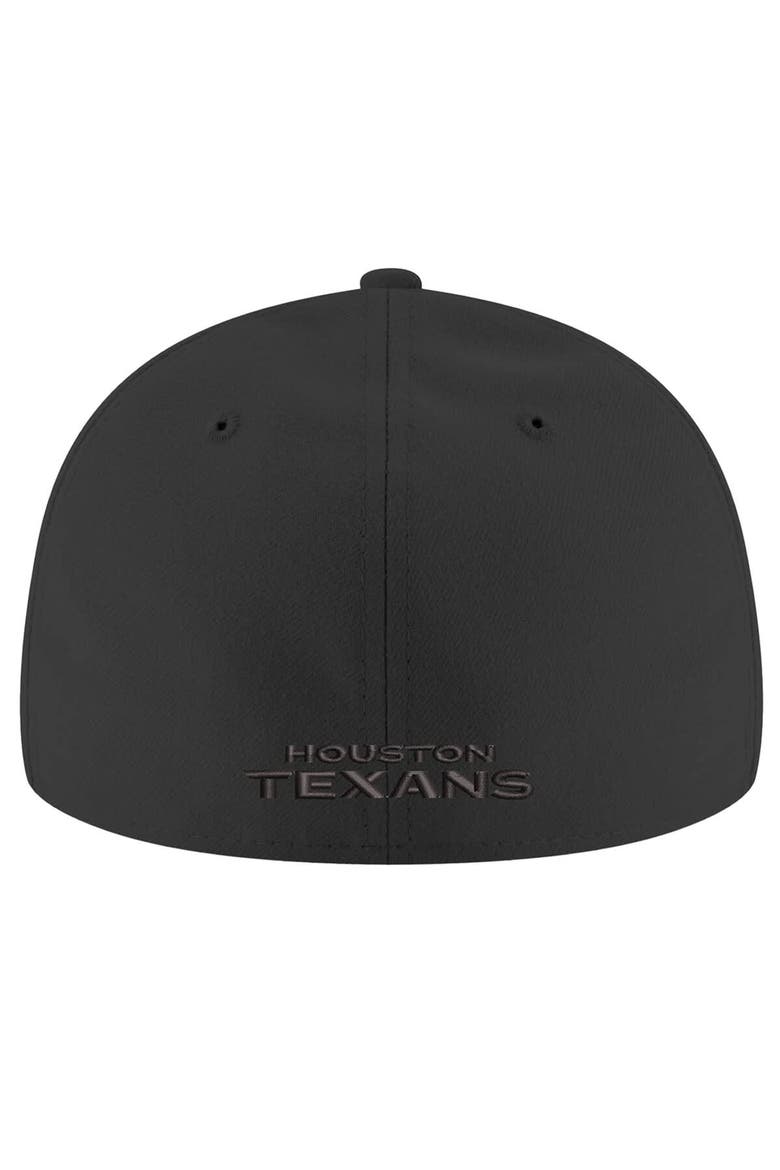 Men's New Era  Black Houston Texans 59Fifty II Low Profile Fitted Hat, Alternate, color, Black