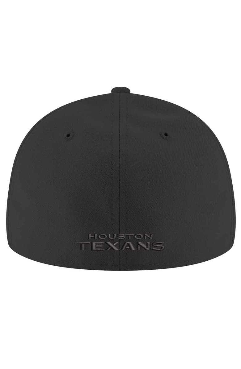 New Era Men's New Era  Black Houston Texans 59Fifty II Low Profile Fitted Hat, Alternate, color, Black