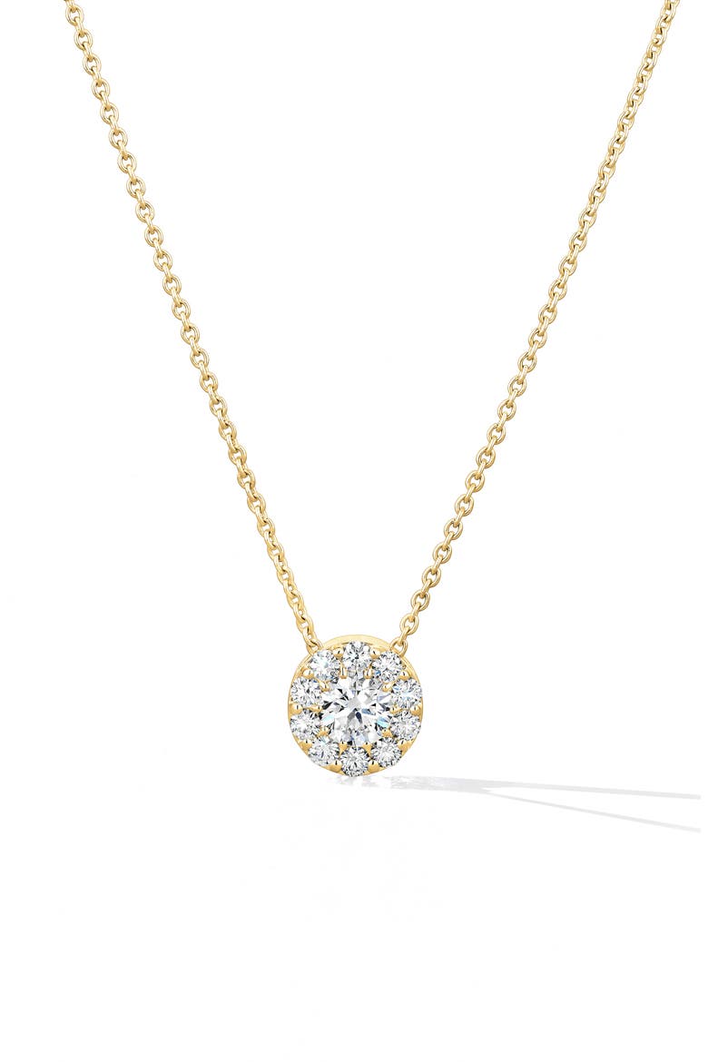 Fulfillment Diamond Pendant Necklace, Main, color, YELLOW GOLD