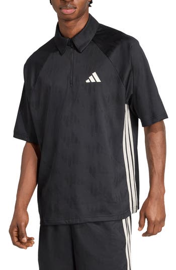 Adidas Originals Adidas Stadium Jacquard Polo In Multi