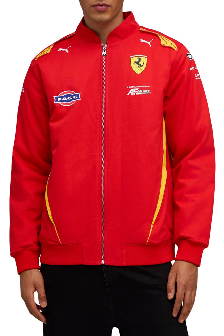 Ferrari Hypercar Replica Cotton Jacket, Main, color, PUMA RED
