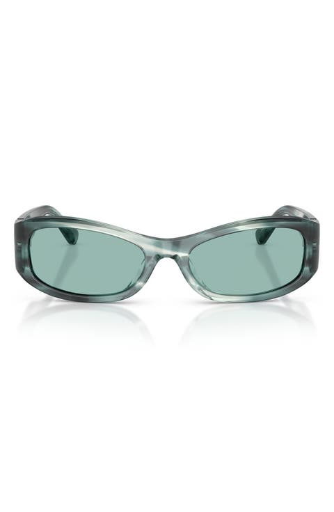 55mm Rectangular Sunglasses