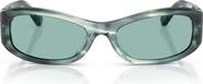 Tory Burch 55mm Rectangular Sunglasses