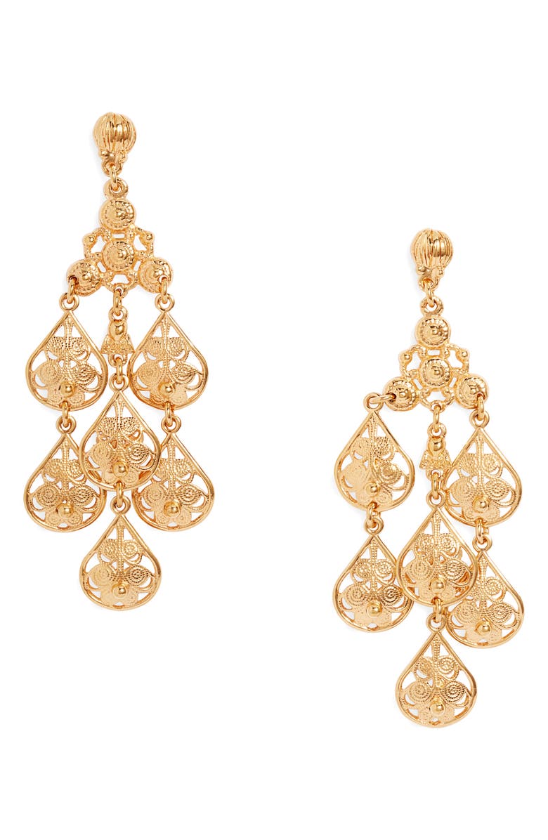 Gas Bijoux Orferia Drop Earrings, Main, color, 