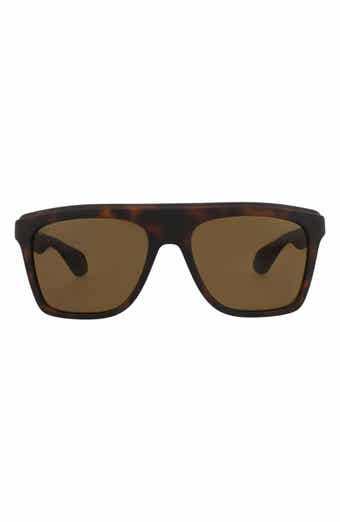 Gucci 57mm Rectangular Sunglasses