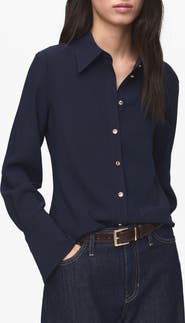 MANGO Button-Up Shirt