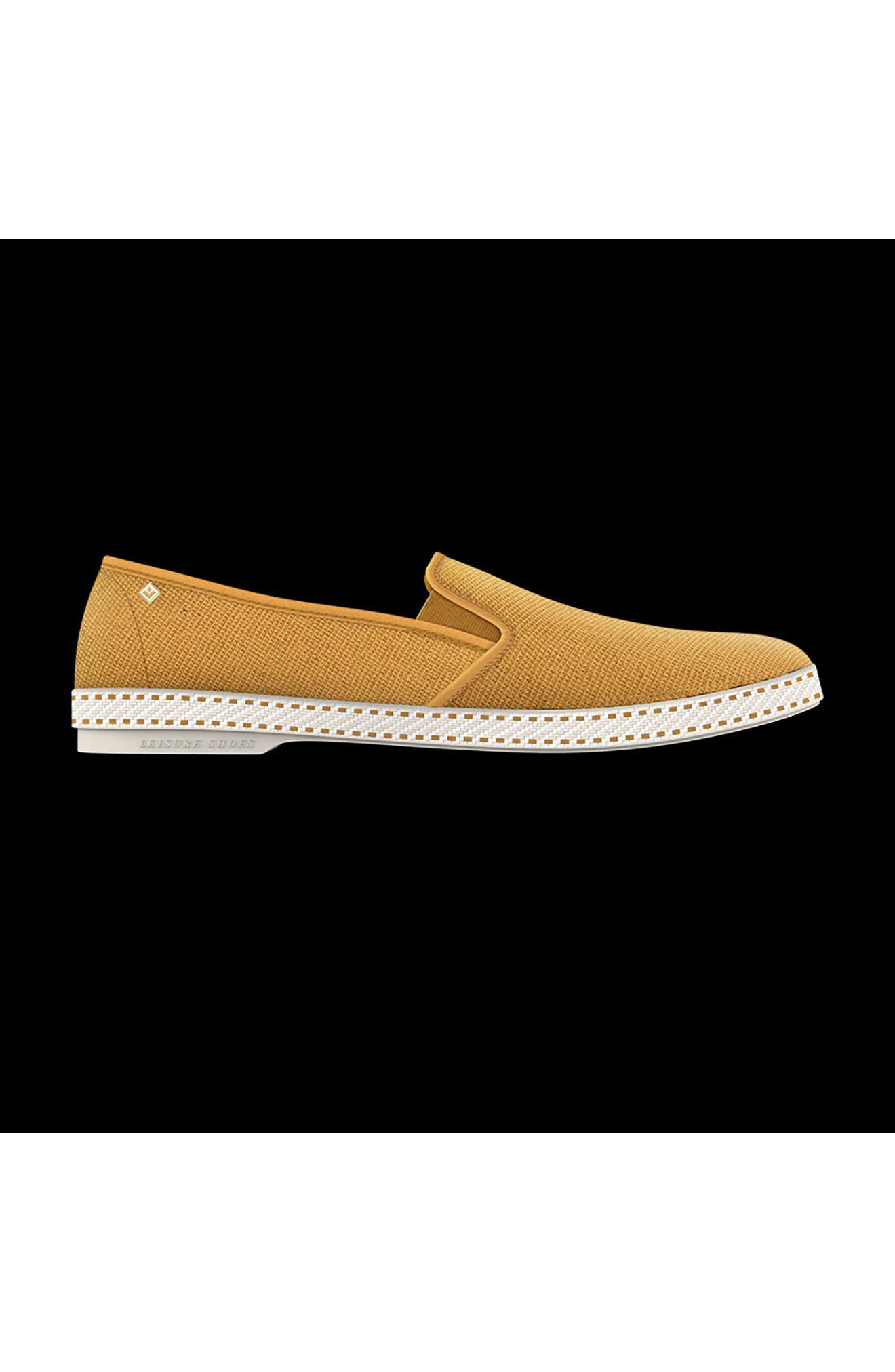 Rivieras Canvas Slip-On Sneaker, Alternate, color, Curry