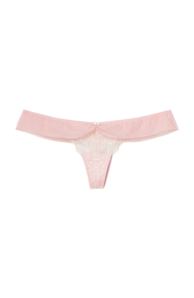 Adore Me Clairabella Thong Panties, Alternate, color, White