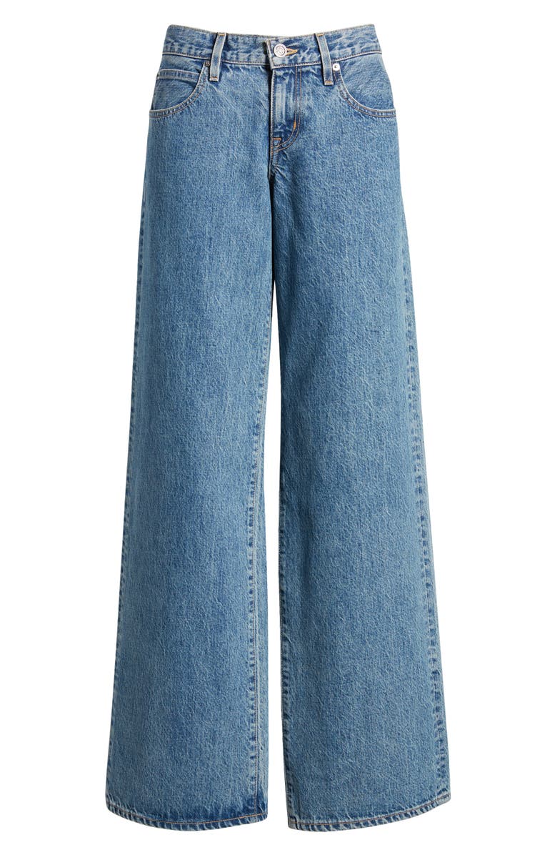 SLVRLAKE Lexi Low Rise Organic Cotton Wide Leg Jeans, Alternate, color,