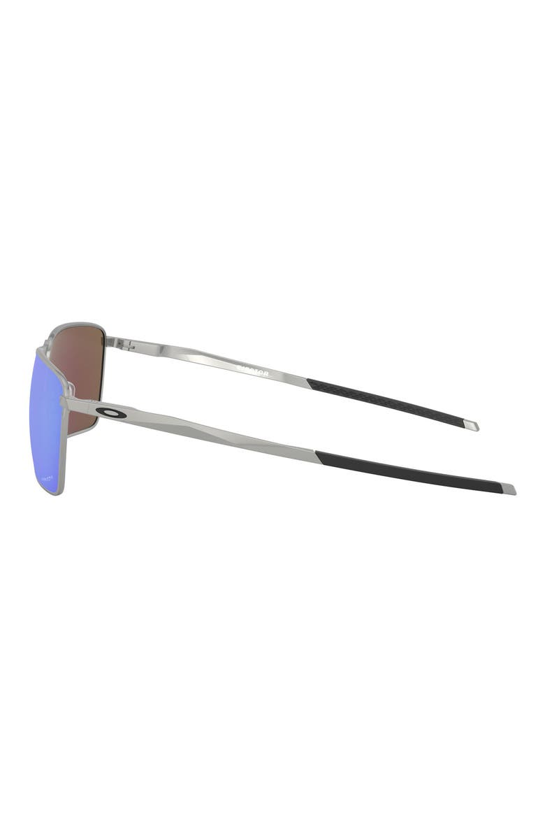 Ejector 58mm Navigator Sunglasses, Alternate, color, SATIN CHROME/ PRIZM SAPPHIRE