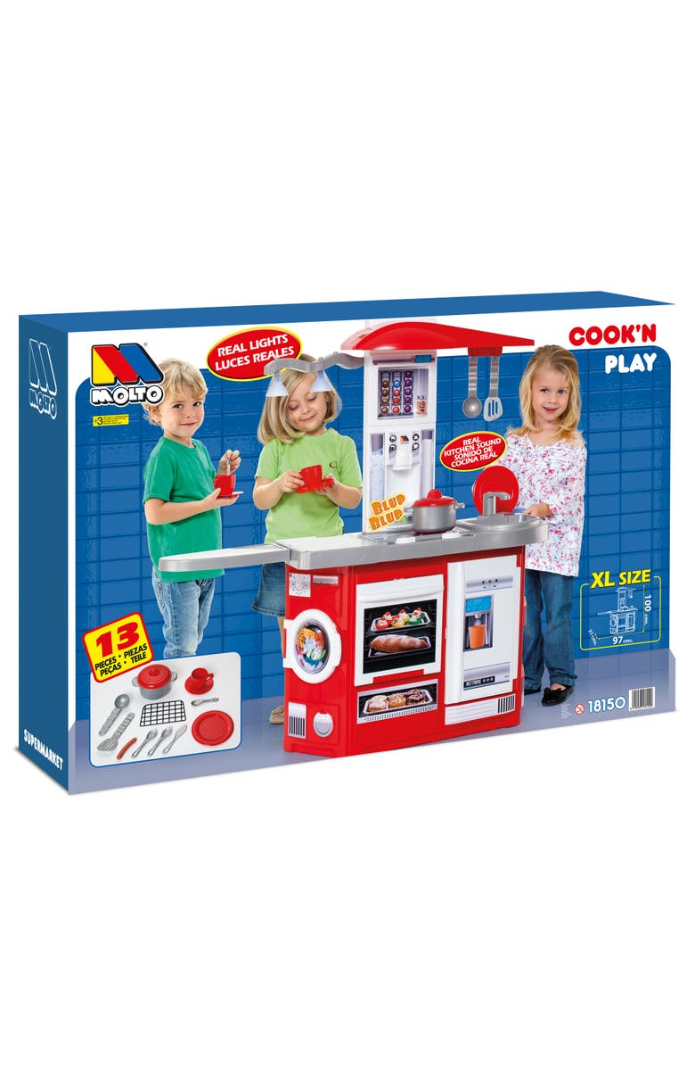 Molto Y Cia Cook'n'Play Electronic Kitchen, Alternate, color, Multicolored
