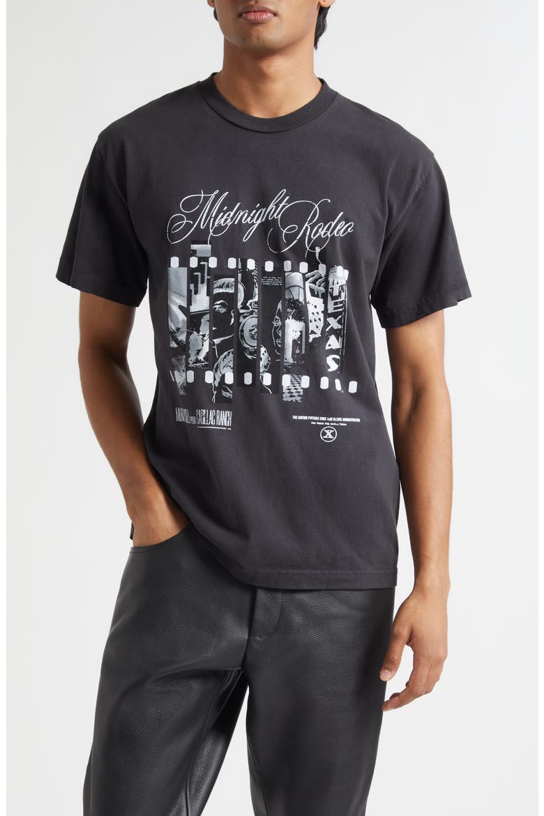 Psychological Thriller Graphic T-Shirt, Main, color, BLACK