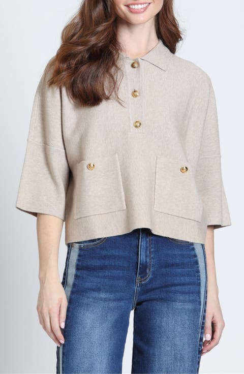 Pocket Polo Sweater