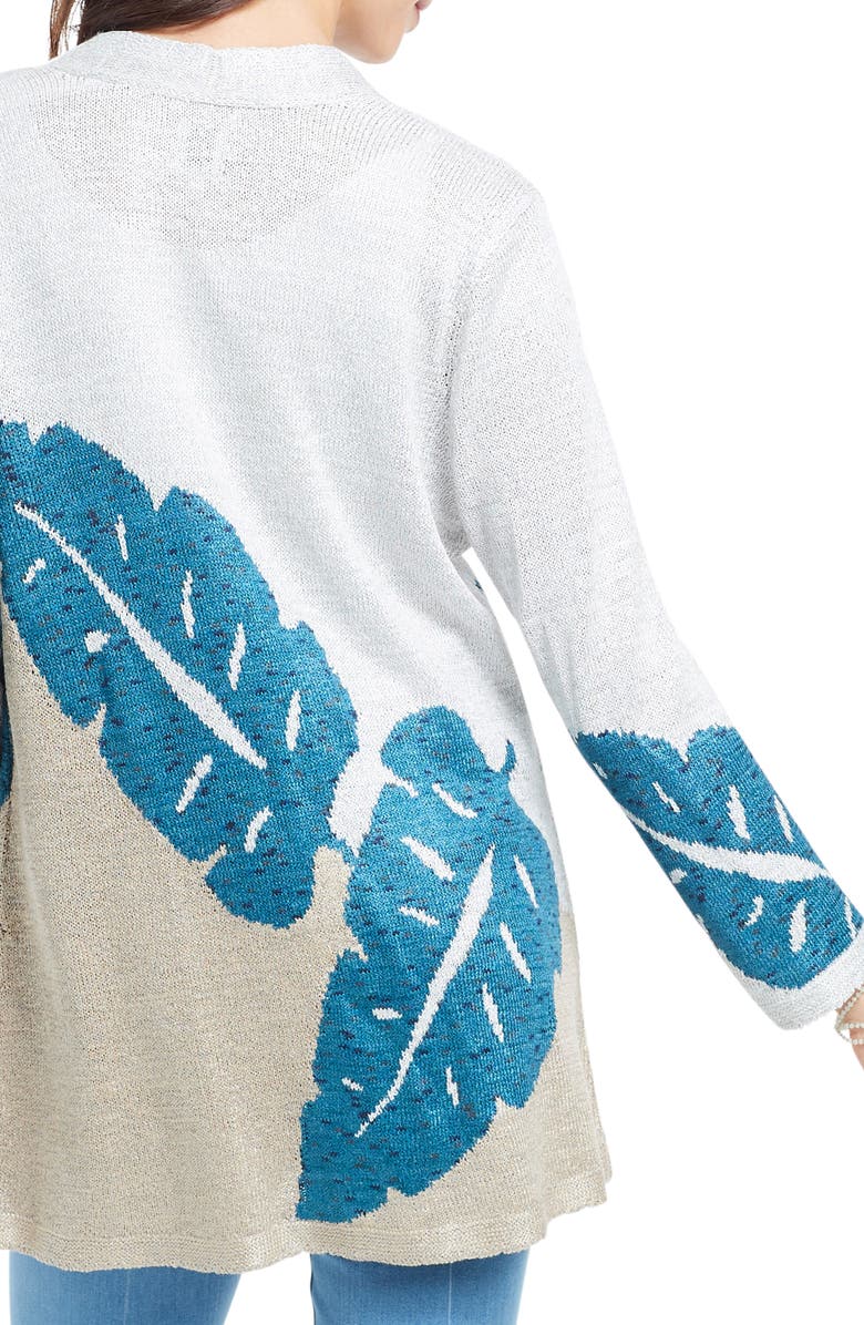 NIC+ZOE Falling Fronds Cardigan, Alternate, color, 