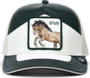 Goorin Bros. Moto Stud Faux Leather Trucker Hat