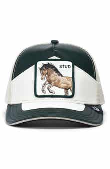 Goorin Bros. Moto Stud Faux Leather Trucker Hat