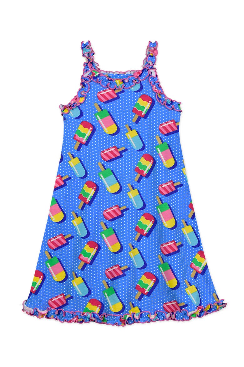 Sleeveless Ruffle Nightgown, Main, color, Popsicles
