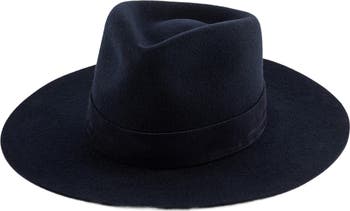 Gigi Pip Fedora with Black and Blue Band Monroe Rancher Fedora | Women main image 3