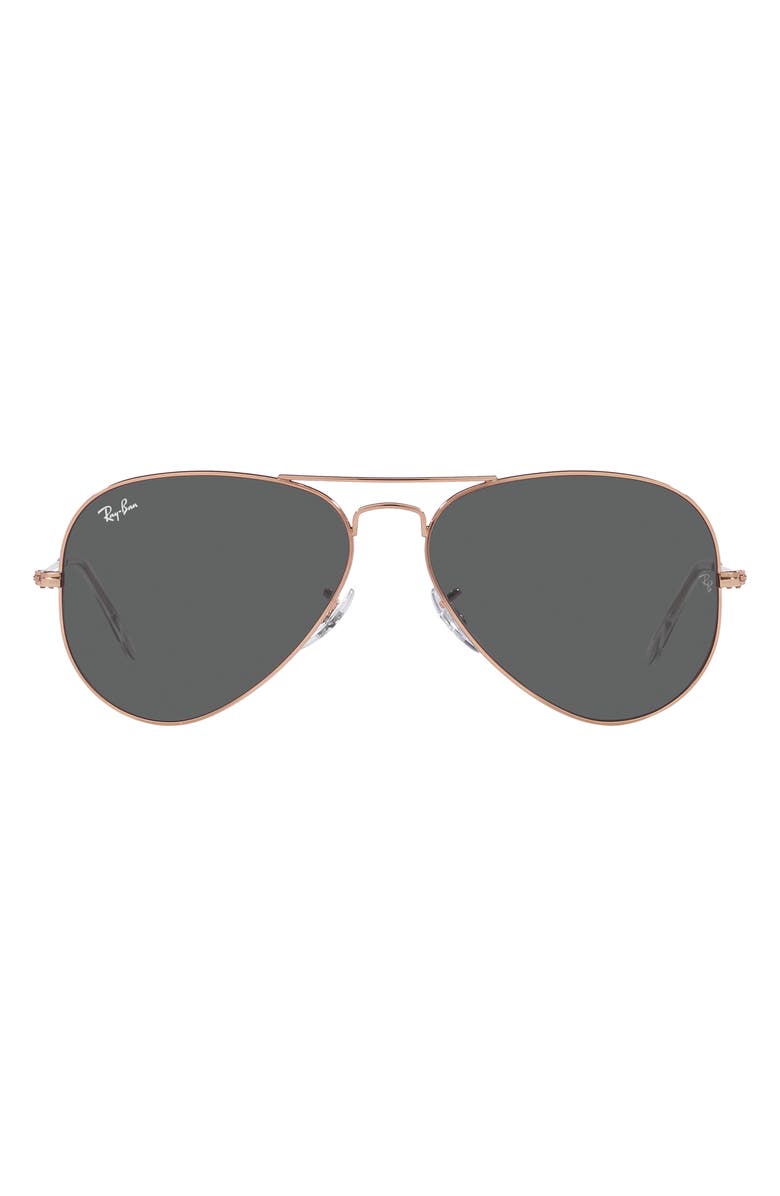 Ray-Ban 62mm Oversize Aviator Sunglasses, Main, color,