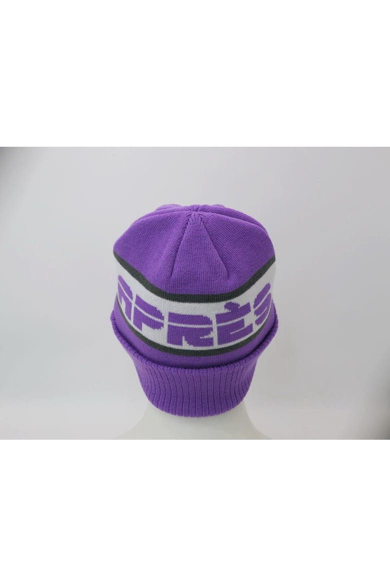 Après Beanie, Alternate, color, Purple, White, Grey