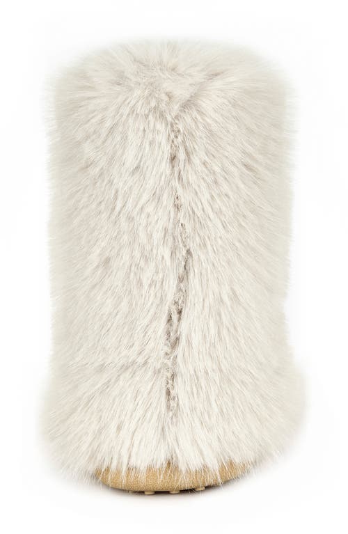 Azalea Wang Dipa Faux Fur Bootie In White