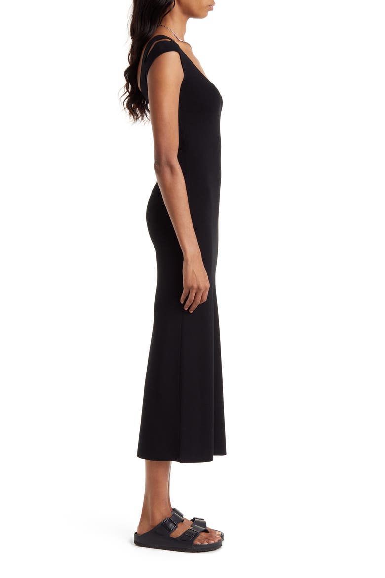 Laurel Tank Maxi Dress, Alternate, color, BLACK