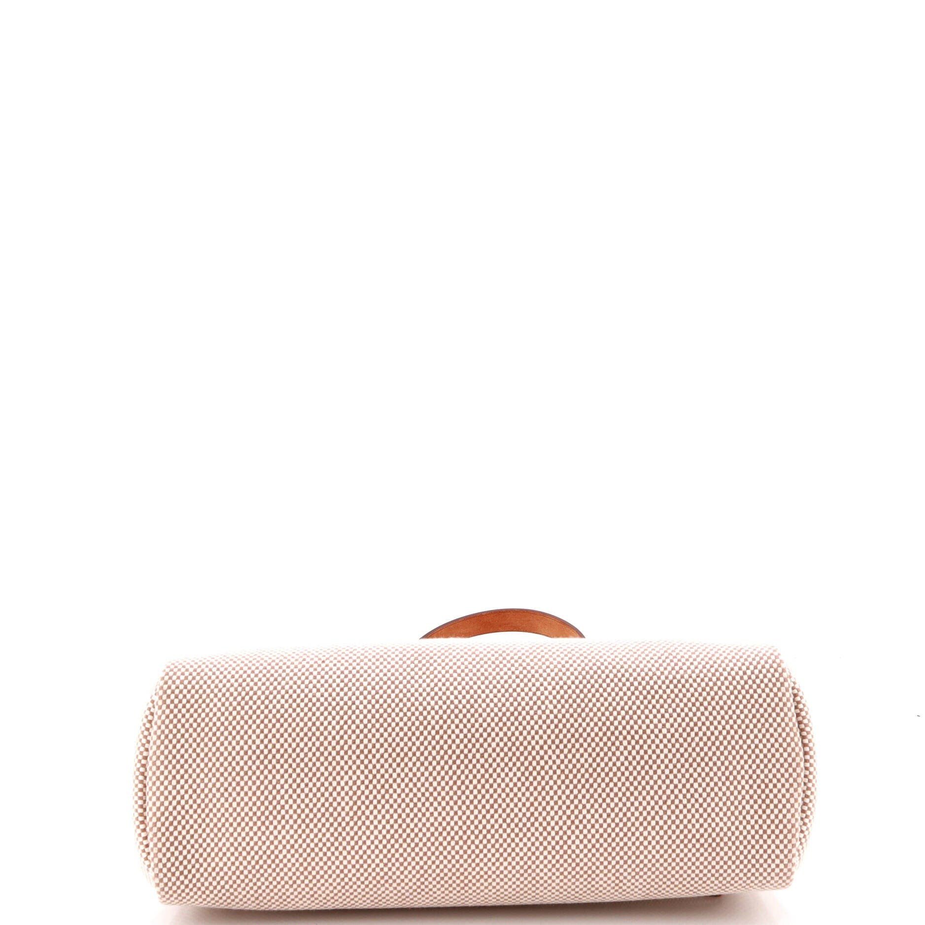 Pre-Owned Hermes Herbag Zip Criss Viking Toile and Leather 31, Alternate, color, 