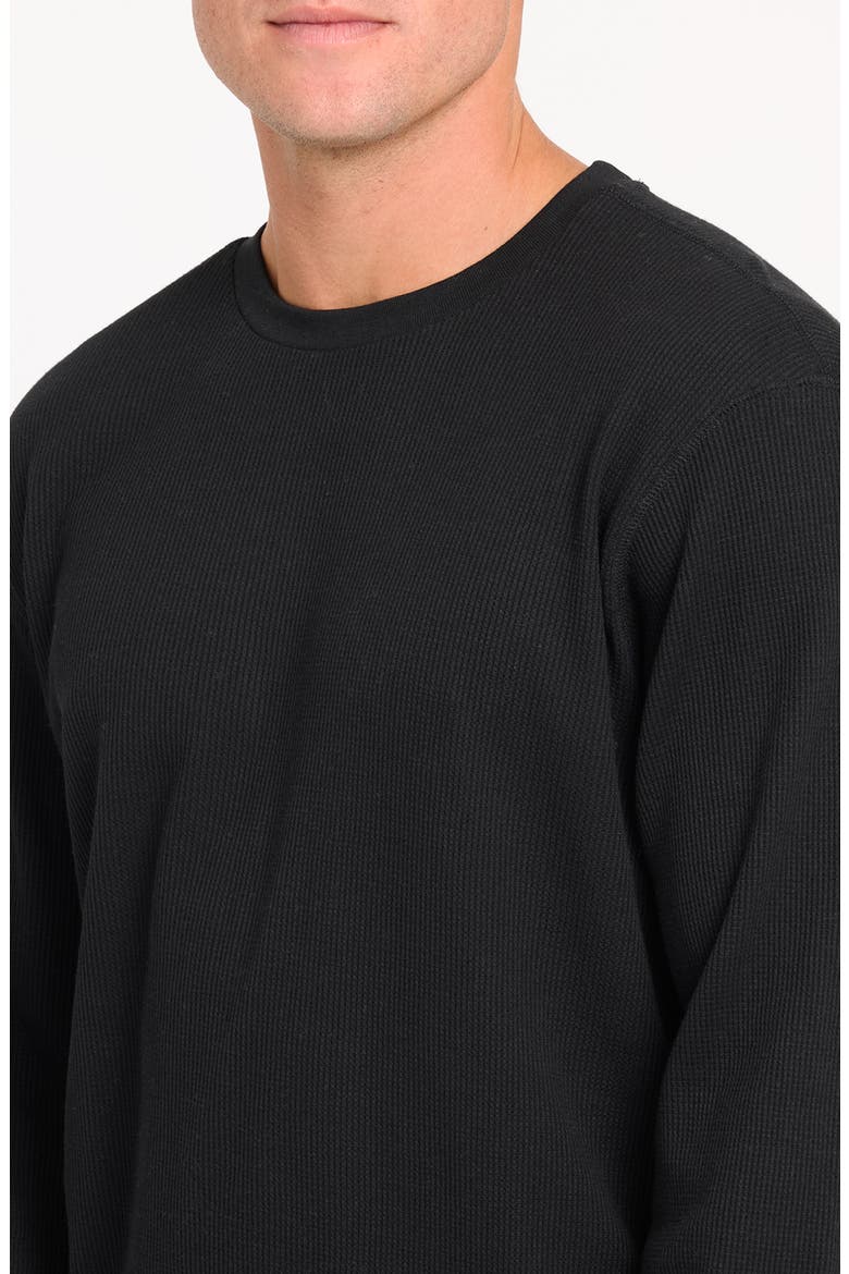 Essential Long Sleeve Thermal T-Shirt, Alternate, color, BLACK