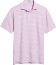 Peter Millar Dunnes Stripe Performance Jersey Polo