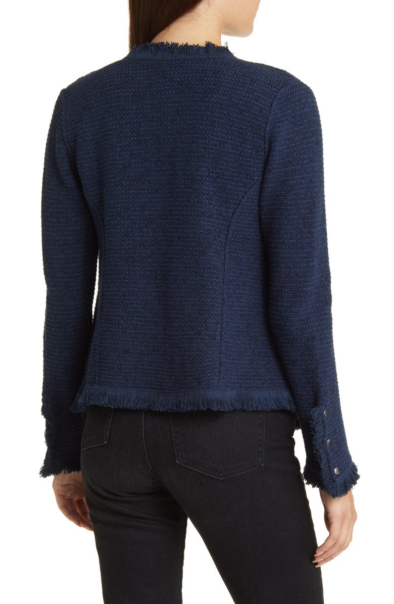 NIC+ZOE Fringe Knit Jacket, Alternate, color,