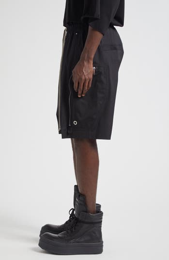 Rick Owens Bauhaus Bela Drawstring Cargo Shorts | Nordstrom