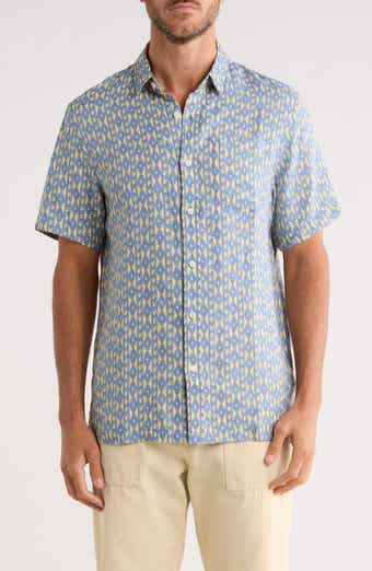 Scotch & Soda Linen Jacquard Button-Up Shirt