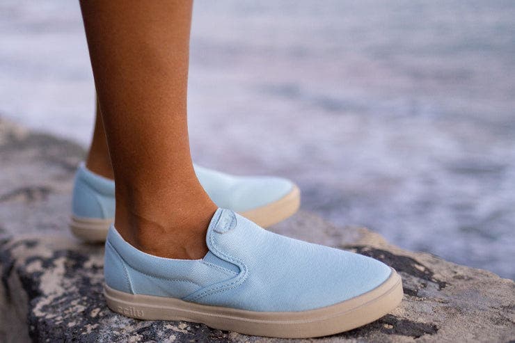 XpreSole Cody Waterproof Slip-On Sneaker, Alternate, color, Corydalis Blue