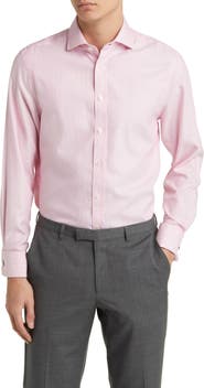 Charles Tyrwhitt Non-Iron Clifton Weave Cutaway Slim Fit Shirt Double Cuff