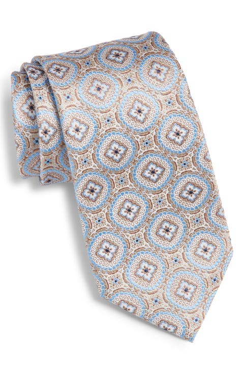 Medallion Silk Tie
