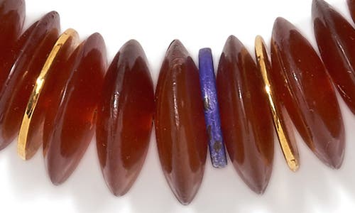 Lizzie Fortunato Amaranth Necklace In Brown