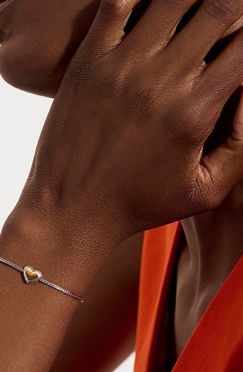 John Hardy Essential Heart Bracelet, Alternate, color, 