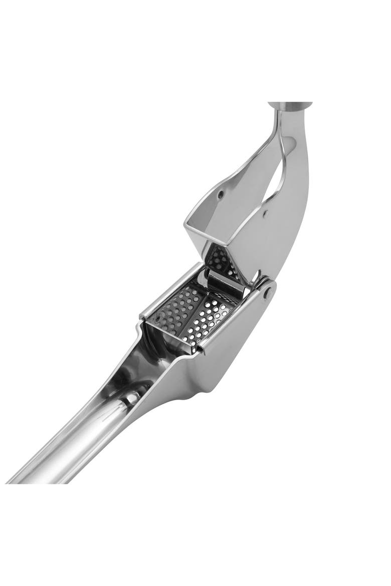Pro Garlic Press, Alternate, color, STAINLESS STEEL