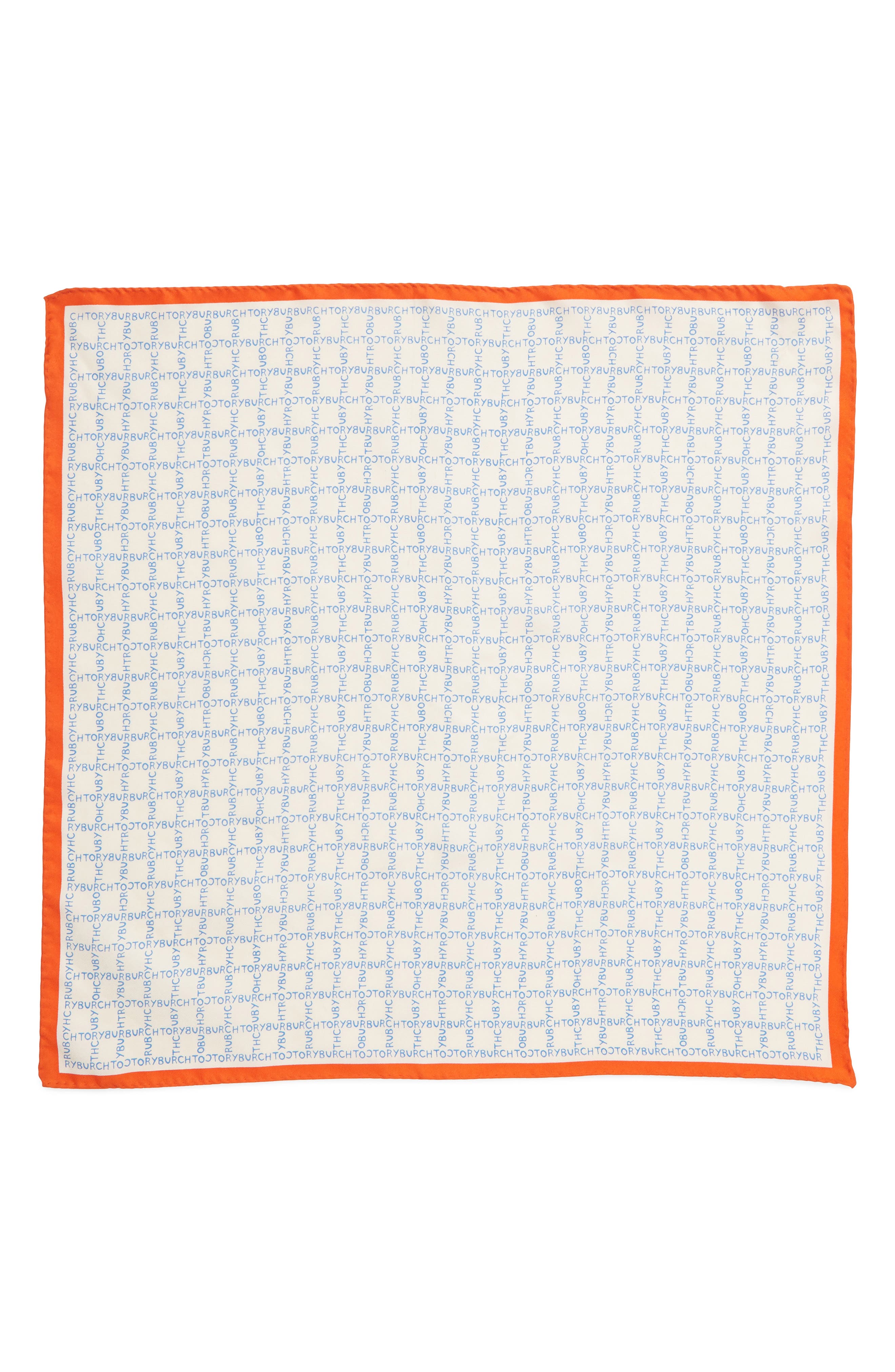 Tory Burch Letter Check Silk Neckerchief (Women) | Nordstrom