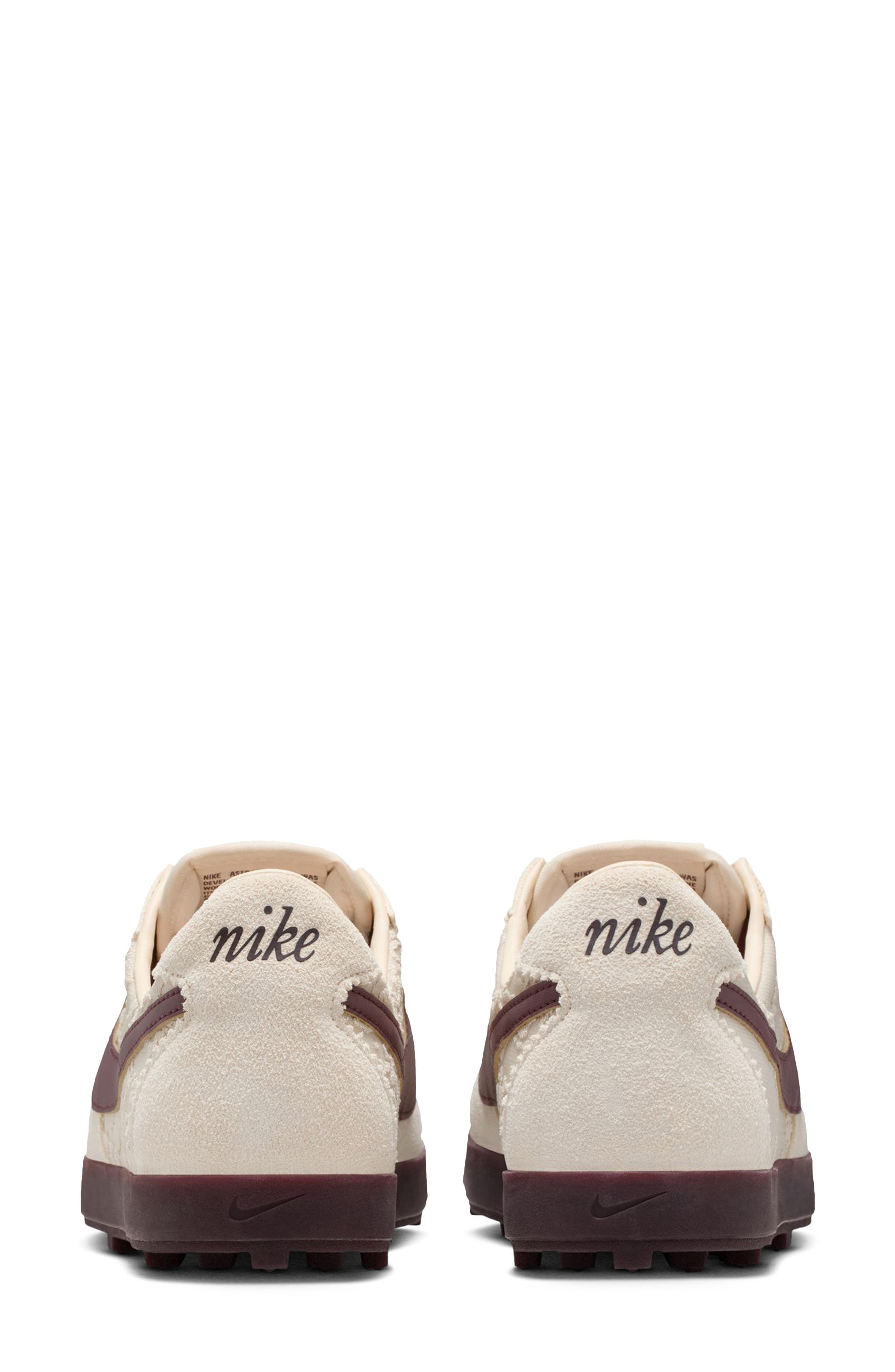 Nike Astrograbber Football Sneaker, Alternate, color, Light Cream/ Burgundy/ Orange