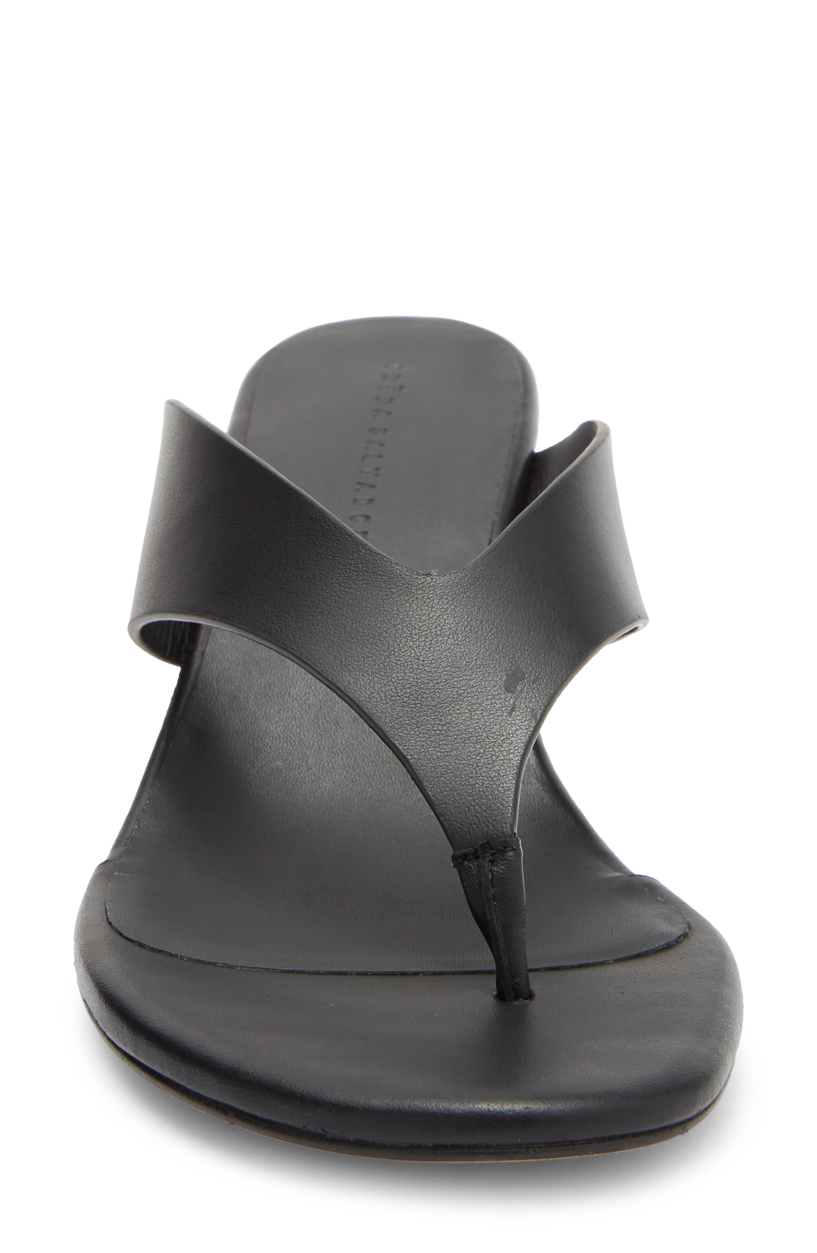 Freda Salvador Flip Flop, Alternate, color, Black Calf