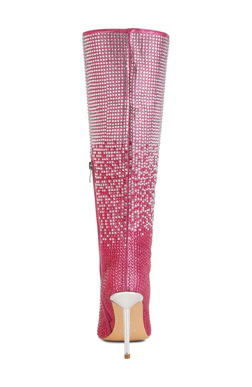 London Rag Orymple Knee High Boot In Pink