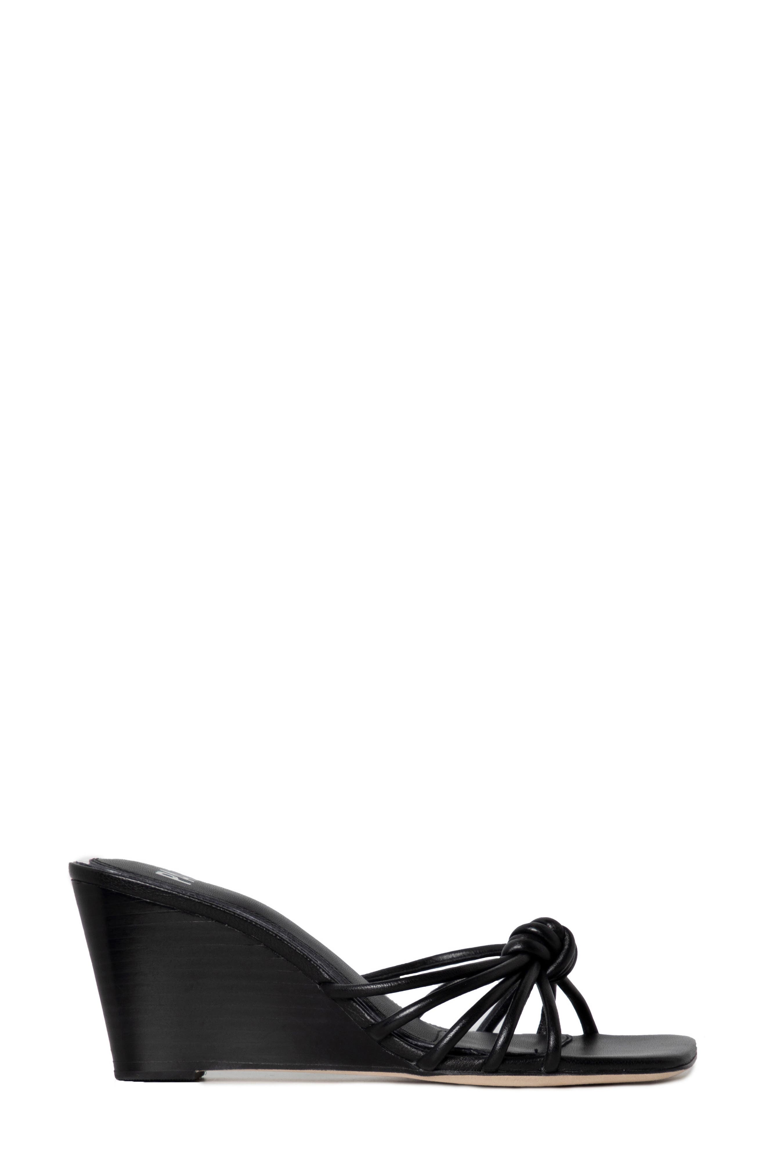 PAIGE Sydney Knot Wedge Sandal, Alternate, color, 
