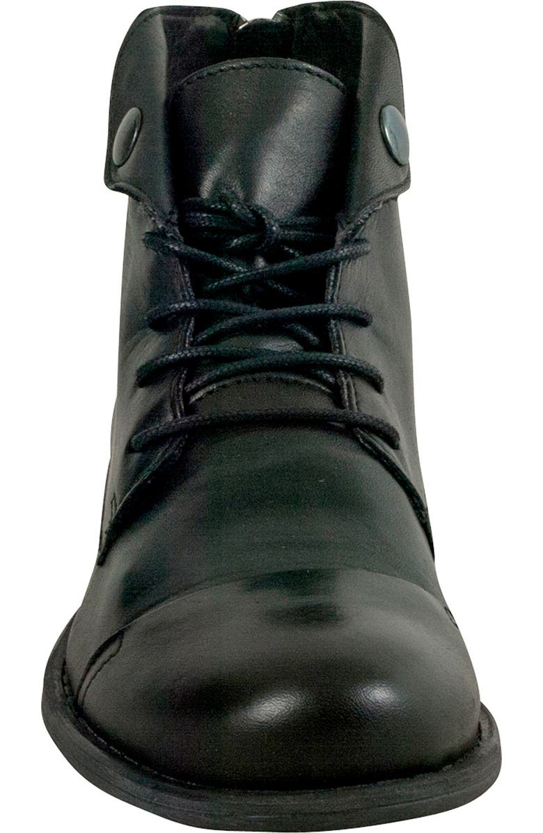 Miz Mooz Lennox Lace-Up Bootie, Alternate, color, Black